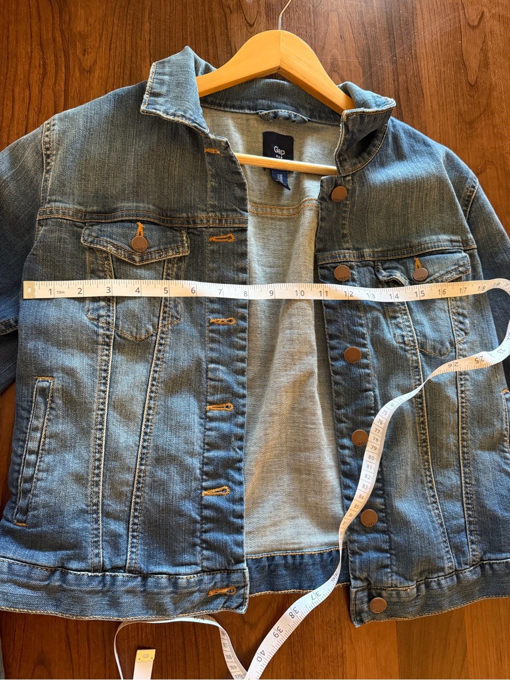 Gap 1969 Medium Wash Denim Jacket Size Medium - Picture 10 of 11